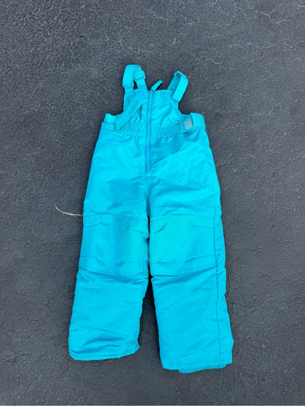 Cat & Jack Toddler Teal Insulated Snow Bib Overalls Size 3T